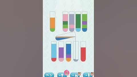 water sort puzzle game level 215 Numpuz android ios games gameplay walkthrough funny gaming color