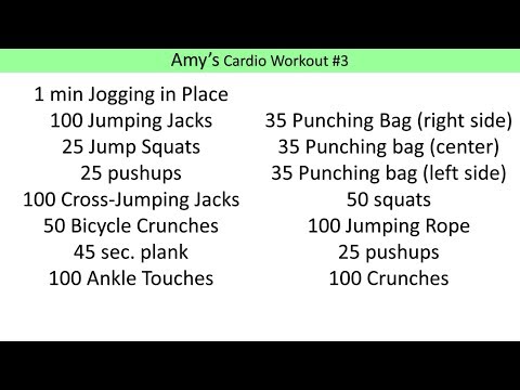(#3) Amy's Cardio Workout (#3) Amy's Cardio Workout