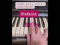 Stefanie on piano Стефания на пианино легко