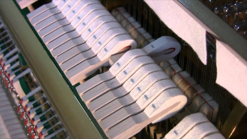 Double escapement upright piano action YouTube