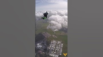 Wingsuit skydive slow motion 🦅