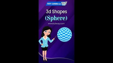 Sphere 3D Shapes For Kids | Sphere Shape Vertices, Edges, Faces, Sphere Examples | Math #shorts