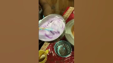Making Purple Color for Cake decoration #shortvideo #shorts #cakedecorating #viralvideo