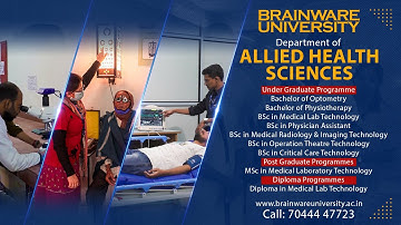 Department of Allied Health Sciences | Admission Open 2024 | Brainware University