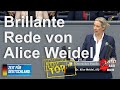 Brillante Rede von Alice Weidel könnte die Zukunft Deutschlands transformieren
