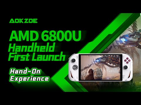 AOKZOE  AMD6800U Handheld -- World's First Launch!   More funs is on the way to you.