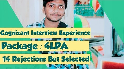 Cognizant Interview Experience | Interview Process | Technical round | package 4.5 LPA | GRS Talks