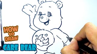 How to Draw Care Bear | Drawing Step by Step