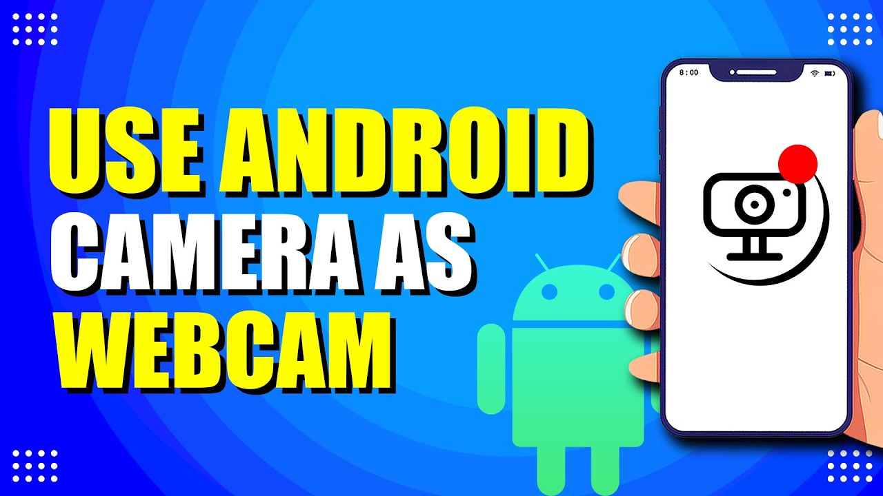 how to use your android mobile as webcam using... How To Use Android Camera As Webcam (Easy Setup Guide) - YouTube