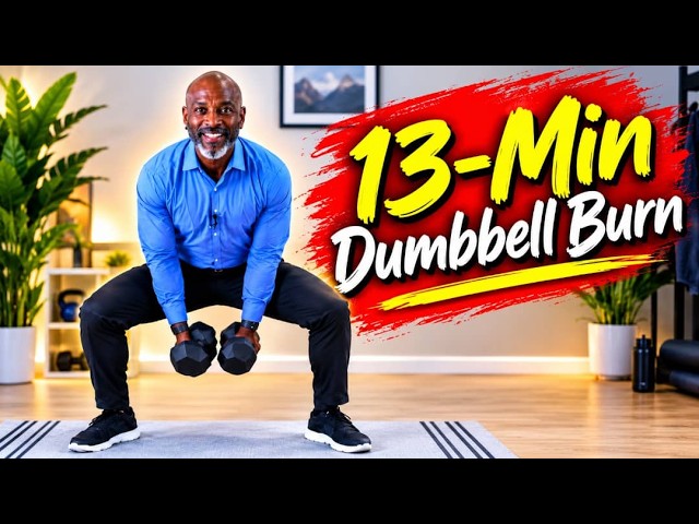 13-Minute Full Body Workout With 2 15-Lb Dumbbells | Fitness In A Suit