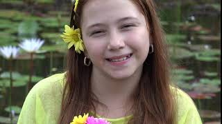Girl Teen Redhead Yellow Happy Pond Nature