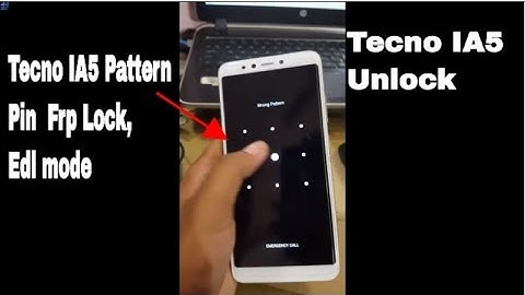 Tecno IA5 Pattern, Pin & Frp Lock,Edl mode 100% Done