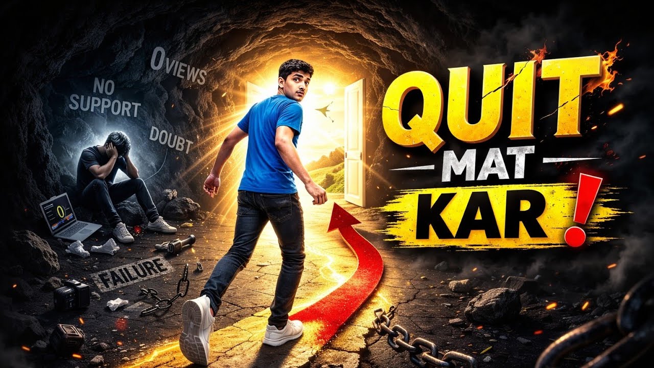 99% Creators Success Se Just Pehle Quit Karte Hain… Tum Bhi?