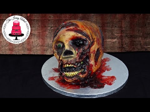 walking-dead-3d-severed-zombie-skull-cake---how-to-with-the-icing-artist