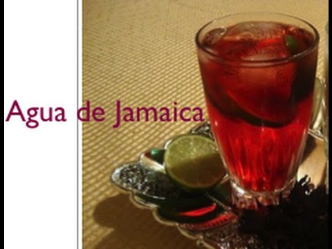 Como hacer una deliciosa agua de jamaica y ademas buenisima para bajar de peso