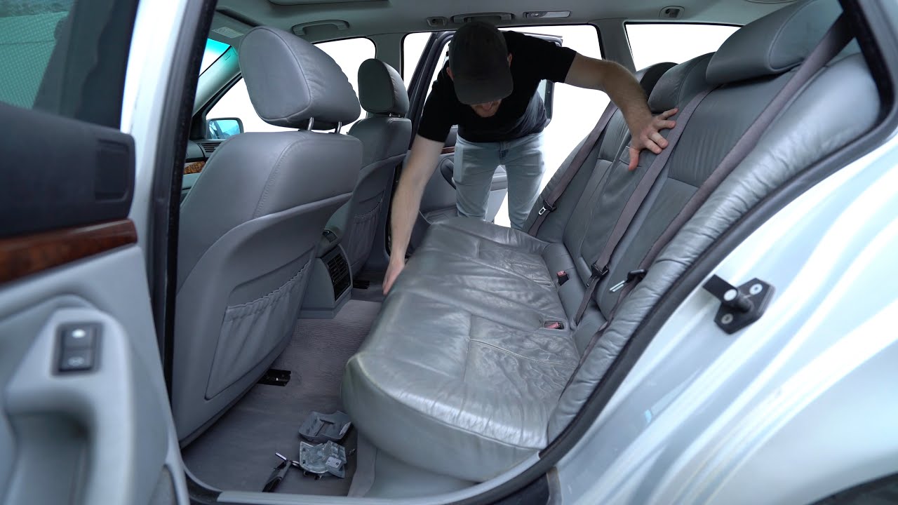 E39 BMW Touring Wagon Rear Seat Removal and Installation YouTube