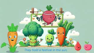 Learn Healthy Eating: Veggie Village's Festival | Educational Cartoon for Kids | Kids Rhyme