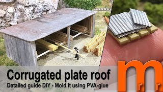 Corrugated plate roof EASY  Detailed guide DIY