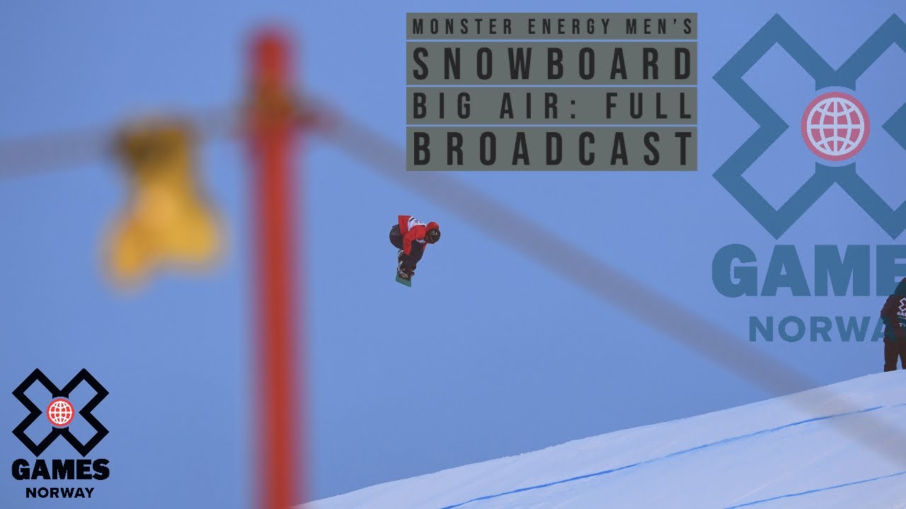 Monster Energy Mens Snowboard Big Air FULL BROADCAST X Games Norway 2020