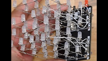 C.K. builds a 3D LED cube kit