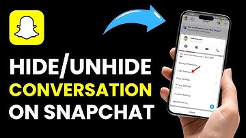 How to Hide Chat on Snapchat | Hide /Unhide Conversation !