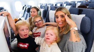 7 Hour Flight with 4 Kids! by Dad V Girls 759,776 views 6 months ago 27 minutes