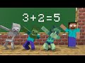Monster School : Who is the best at math in monster school? - Funny Minecraft Animation