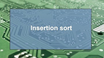 C# - Insertion sort
