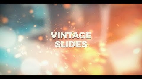 After Effects Template: Vintage Slides