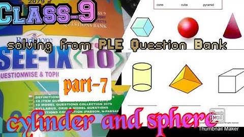 class9 cylinder and sphere part7|New curriculum based 2079B.S. maths class9 combined solid object