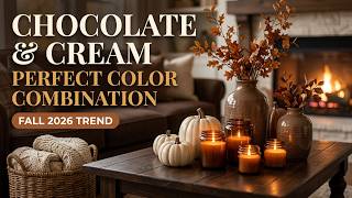 🍂 Marrone cioccolato e crema | La combinazione di colori perfetta per il trend dell'autunno 2026 screenshot 2