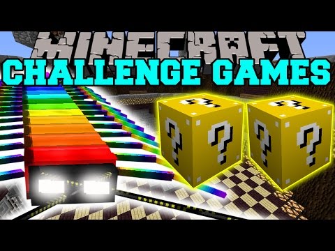 minecraft:-rainbow-centipede-challenge-games---lucky-block-mod---modded-mini-game