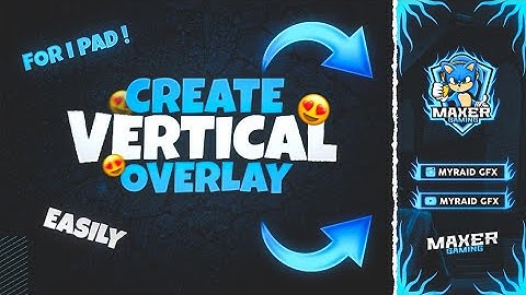 How to make vertical overlay on Android | how to make ipad overlay | vertical overlay for ipad |pscc
