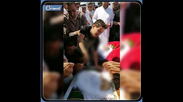 يا يابا قوم مشان الله طفل يناجي والده وشقيقه بعد مقتلهما بعملية سطو مسلح شرق درعا 