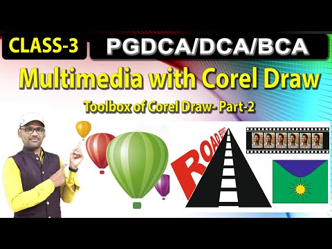 Class-3- Multimedia with Corel Draw | Toolbox of Corel Draw Part 2 | Blend Tool, Envelope Tool