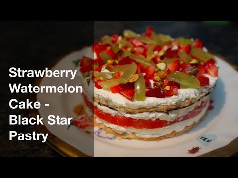 Black Star Pastry – World Famous Strawberry Watermelon Cake. 