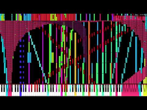 IDOL | YOASOBI | Black MIDI (141,414 notes; ft. landrys, Han SeRin)