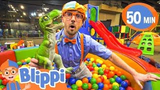 Blippi Visits an Indoor Playground| Learn Colors with @Blippi |@BlippiToys
