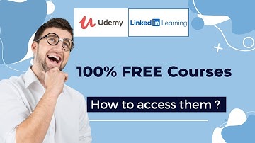 How to Get Free Courses in 2022 | LinkedIn Learning & Udemy