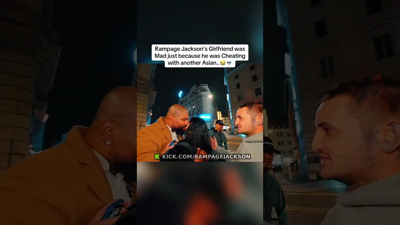 Rampage Jackson’s Girlfriend was Mad just because he was Cheating with another Asian..😭💀