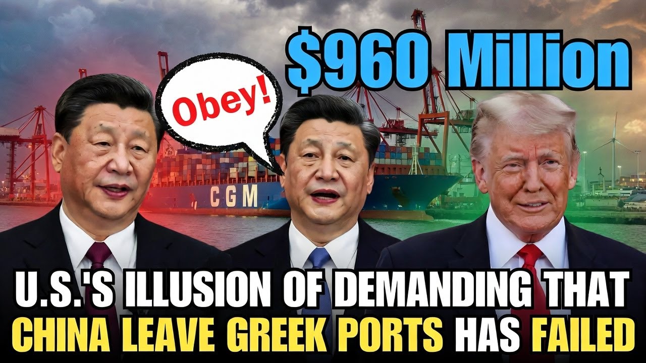 Washington Tried to Grab China’s $960M Mega Port — Greece Shut It Down!