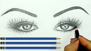 Hi, welcome to chandra art. in this simple video, i'm going show how
draw beautiful eyes step by step. is an easy pencil drawing.
----------------...