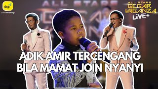 ADIK AMIR TERKEJUT BILA EXISTS JOIN NYANYI | ALL STARS GEGAR VAGANZA #digiprepaid