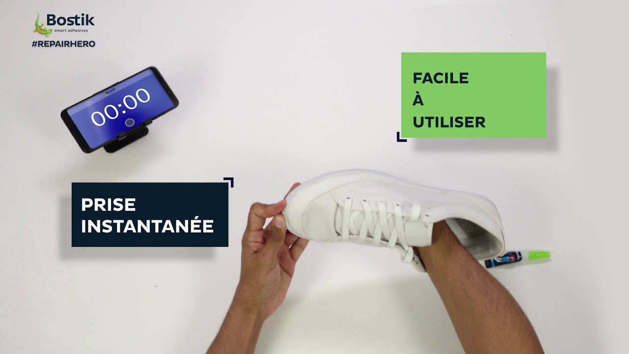 Comment recoller la semelle de vos chaussures en 1 minute avec Fix