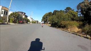 2012 Escape from Alcatraz Triathlon Bike Course in under 4 minutes
