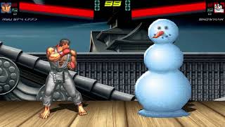 M.U.G.E.N: Ryu Vs. his Snow twin