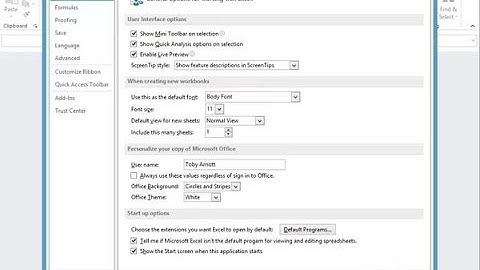 Excel Interface Introduction 2nd part
