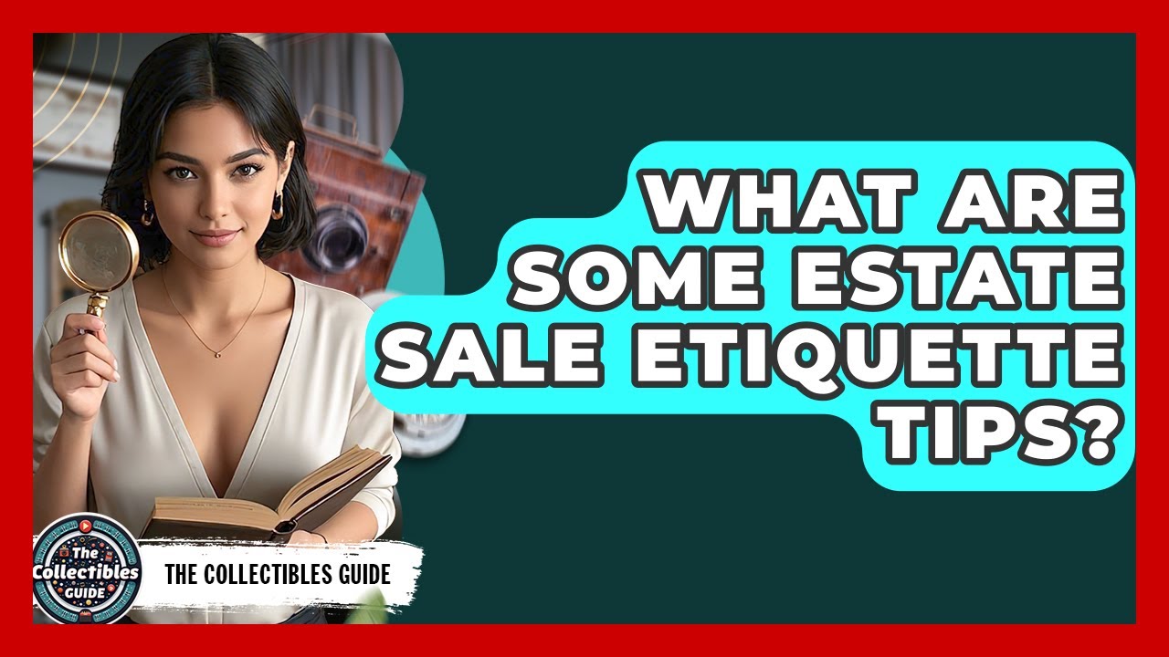What Are Some Estate Sale Etiquette Tips? - The Collectibles Guide