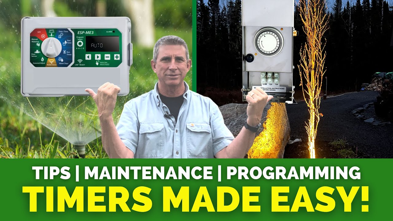 Talking about Timers Irrigation and Landscape Lighting Timers YouTube