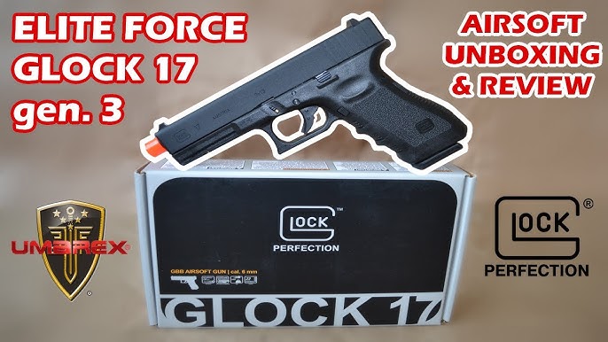 Pistola Airsoft Umarex Elite Force Glock G17 Gen4 Combo GBB Gas Cal. 6mm